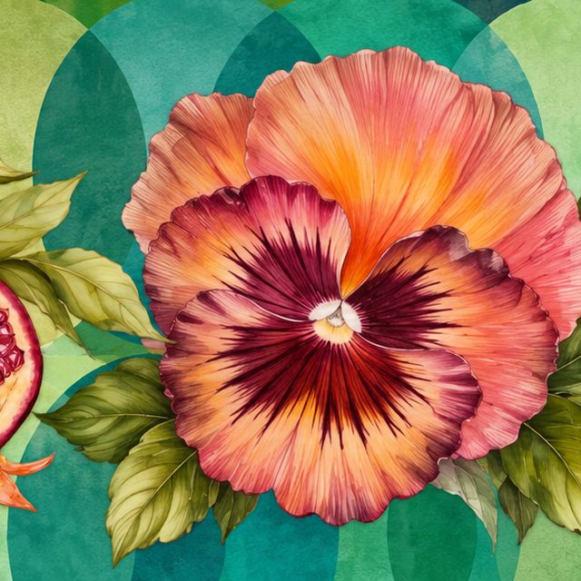 Detalhe da ilustração: amor-perfeito